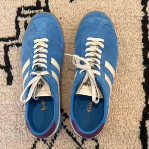 Gola Blue and White Women's Sneakers